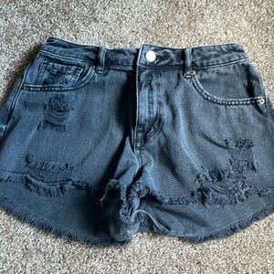 Pac Sun black jean shorts